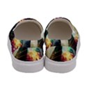 Tropical Forest Jungle Ar Colorful Midjourney Spectrum Trippy Psychedelic Nature Trees Pyramid Women s Canvas Slip Ons View4