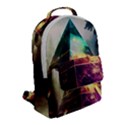 Tropical Forest Jungle Ar Colorful Midjourney Spectrum Trippy Psychedelic Nature Trees Pyramid Flap Pocket Backpack (Small) View2