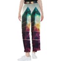 Tropical Forest Jungle Ar Colorful Midjourney Spectrum Trippy Psychedelic Nature Trees Pyramid Women s Pants  View1