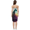 Tropical Forest Jungle Ar Colorful Midjourney Spectrum Trippy Psychedelic Nature Trees Pyramid Wrap Frill Dress View4