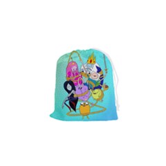 Adventure Time Cartoon Drawstring Pouch (xs) by Sarkoni