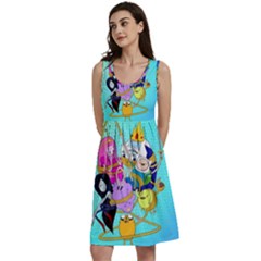 Adventure Time Cartoon Classic Skater Dress by Sarkoni