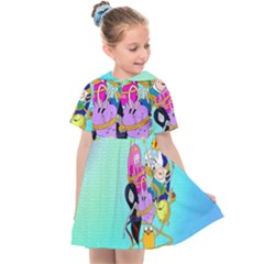 Adventure Time Cartoon Kids  Sailor Dress by Sarkoni