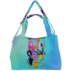 Adventure Time Cartoon Double Compartment Shoulder Bag by Sarkoni