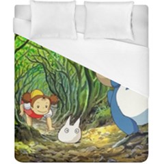 Anime My Neighbor Totoro Jungle Duvet Cover (california King Size) by Sarkoni