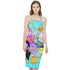 Adventure Time Cartoon Bodycon Cross Back Summer Dress by Sarkoni