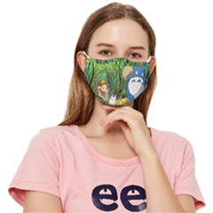 Anime My Neighbor Totoro Jungle Fitted Cloth Face Mask (adult) by Sarkoni