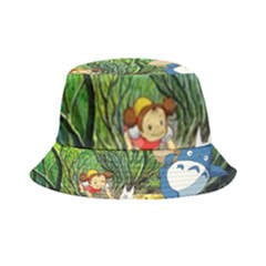 Anime My Neighbor Totoro Jungle Inside Out Bucket Hat by Sarkoni