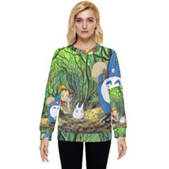 Anime My Neighbor Totoro Jungle Hidden Pocket Sweatshirt by Sarkoni