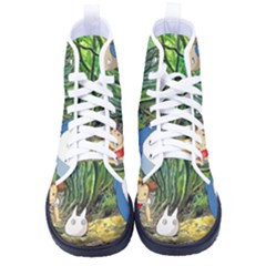 Anime My Neighbor Totoro Jungle Men s High-top Canvas Sneakers by Sarkoni