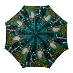 Anime My Neighbor Totoro Jungle Natural Golf Umbrellas by Sarkoni