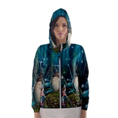 Anime My Neighbor Totoro Jungle Natural Women s Hooded Windbreaker by Sarkoni