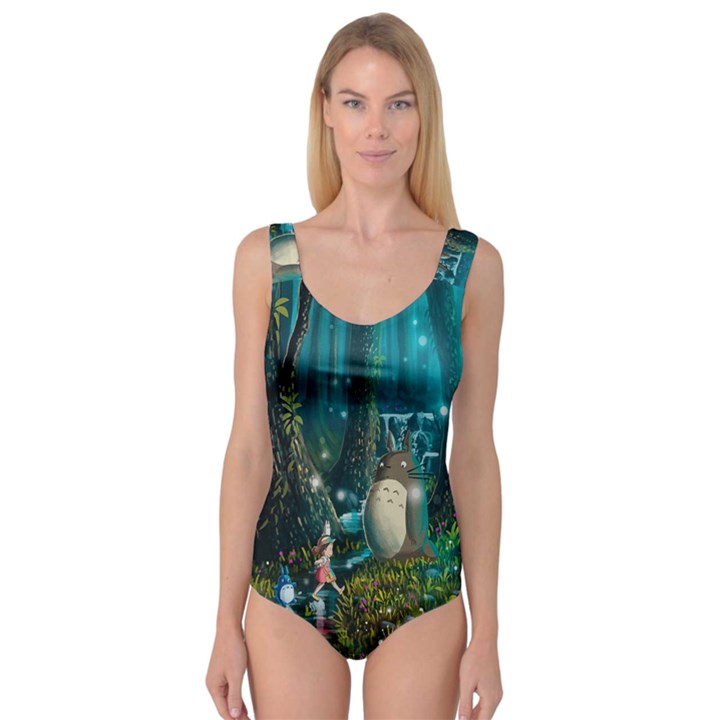 Anime My Neighbor Totoro Jungle Natural Princess Tank Leotard 