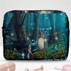 Anime My Neighbor Totoro Jungle Natural Make Up Pouch (large) by Sarkoni