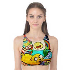 Painting Illustration Adventure Time Psychedelic Art Tank Bikini Top by Sarkoni