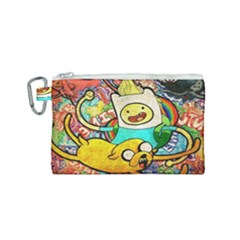 Painting Illustration Adventure Time Psychedelic Art Canvas Cosmetic Bag (small) by Sarkoni