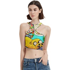 Painting Illustration Adventure Time Psychedelic Art Cut Out Top by Sarkoni