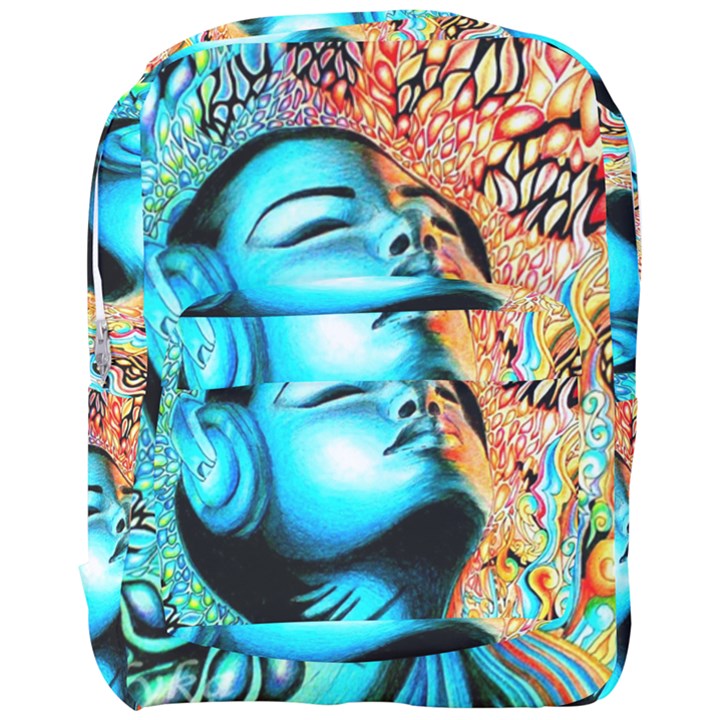 Color Detail Dream Fantasy Neon Psychedelic Teaser Full Print Backpack