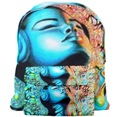 Color Detail Dream Fantasy Neon Psychedelic Teaser Giant Full Print Backpack by Sarkoni