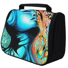 Color Detail Dream Fantasy Neon Psychedelic Teaser Full Print Travel Pouch (big) by Sarkoni