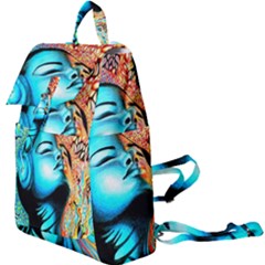 Color Detail Dream Fantasy Neon Psychedelic Teaser Buckle Everyday Backpack by Sarkoni