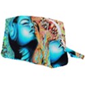 Color Detail Dream Fantasy Neon Psychedelic Teaser Wristlet Pouch Bag (Large) View2