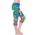 Jake And Finn Adventure Time Landscape Forest Saturation Capri Leggings  View4