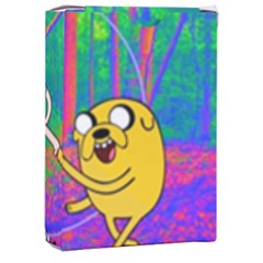 Jake And Finn Adventure Time Landscape Forest Saturation Playing Cards Single Design (rectangle) With Custom Box by Sarkoni