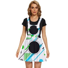 Geometric Shapes Background Apron Dress