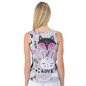 Big Set With Cute Cartoon Animals Bear Panda Bunny Penguin Cat Fox Women s Basketball Tank Top View2