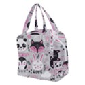 Big Set With Cute Cartoon Animals Bear Panda Bunny Penguin Cat Fox Boxy Hand Bag View2