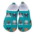 Different Type Vector Cartoon Dog Faces Men s Sock-Style Water Shoes View1