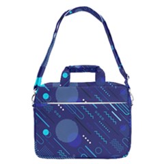 Classic Blue Background Abstract Style Macbook Pro 16  Shoulder Laptop Bag