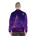 Egyptian Pyramids Night Landscape Cartoon Men s Windbreaker View2