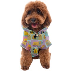 Egypt Icons Set Flat Style Dog Coat by Bedest