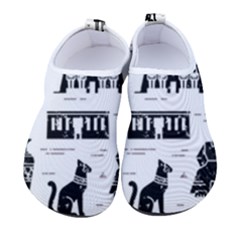 Dark Seamless Pattern Symbols Landmarks Signs Egypt Kids  Sock-style Water Shoes by Bedest