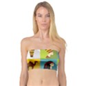 Egypt Travel Items Icons Set Flat Style Bandeau Top View1