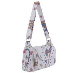 Seamless Pattern Cute Unicorn Cartoon Hand Drawn Multipack Bag by Bedest