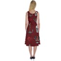 Tattoo Old School Background Pattern Midi Sleeveless Dress View2