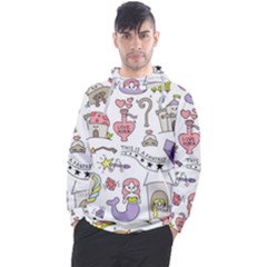 Fantasy Things Doodle Style Vector Illustration Men s Pullover Hoodie by Bedest