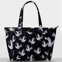 Crane Pattern Back Pocket Shoulder Bag  by Bedest