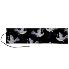 Crane Pattern Roll Up Canvas Pencil Holder (l) by Bedest