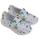 Unicorns Rainbows Seamless Pattern Kids Lightweight Slip Ons View3