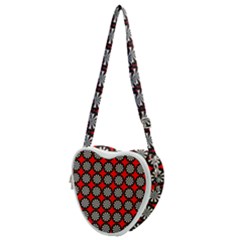 Dart Board Heart Shoulder Bag by Dutashop