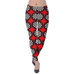 Dart Board Velvet Leggings