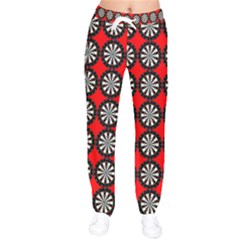 Dart Board Women Velvet Drawstring Pants