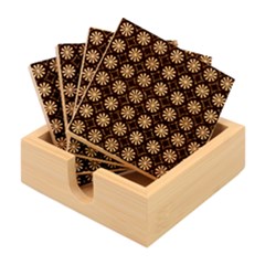 Dart Board Bamboo Coaster Set