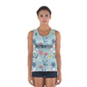 Nautical Marine Symbols Seamless Pattern Sport Tank Top  View1