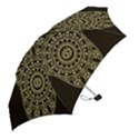 Hamsa Hand Drawn Symbol With Flower Decorative Pattern Mini Folding Umbrellas View2