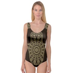 Hamsa Hand Drawn Symbol With Flower Decorative Pattern Princess Tank Leotard  by Hannah976